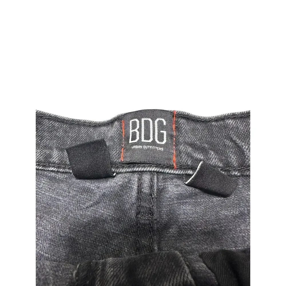 BDG Urban Outfitters High Rise Girlfriend CUtoff Shorts SIze 29 Washed Black